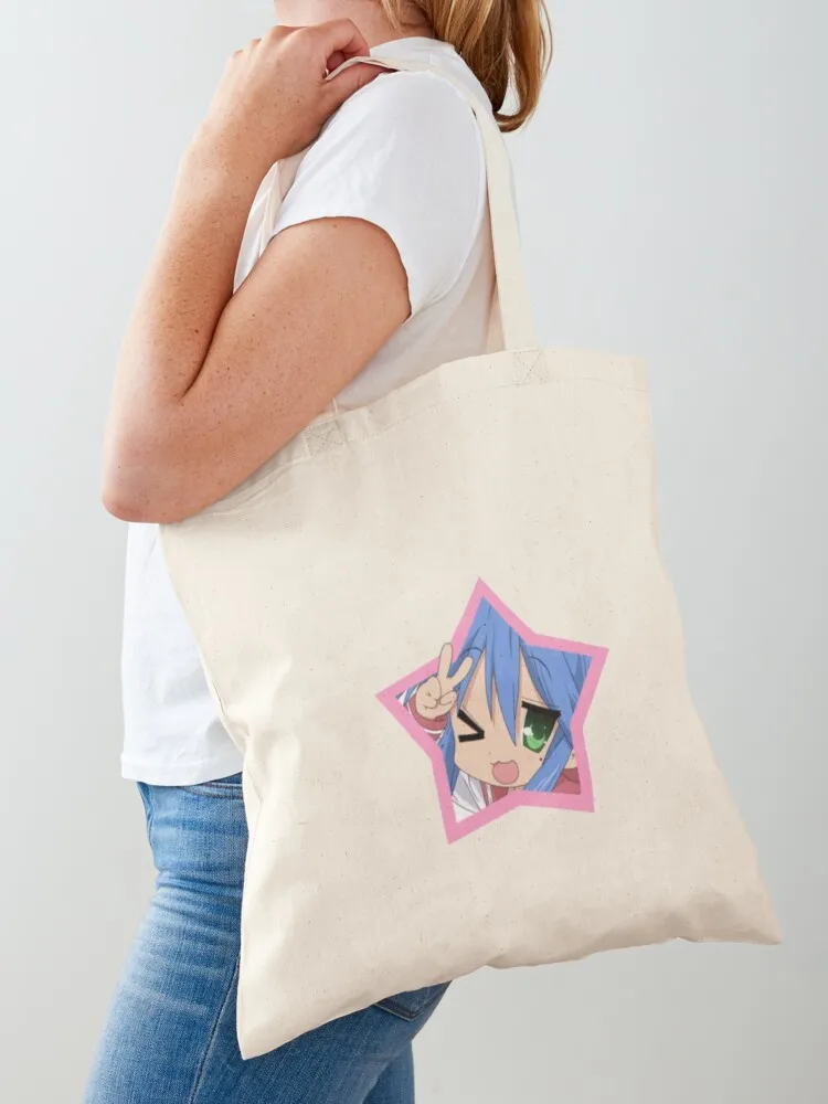 konata izumi lucky star design Tote Bag Women bags tote bag canvas eco pack