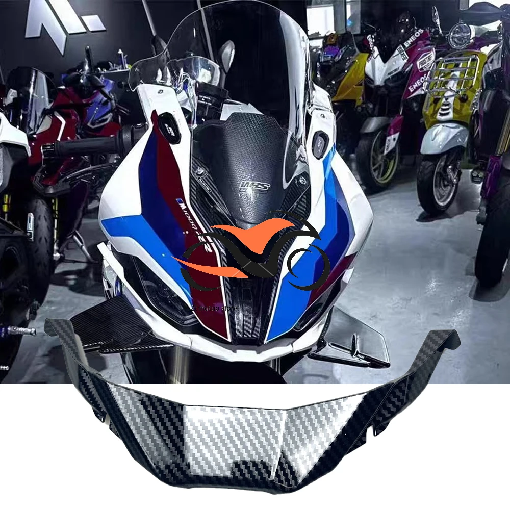

Для BMW S1000 RR M1000RR 2023 + волоконные аксессуары для мотоциклов передняя воздушная губа обтекатель S1000RR 2023
