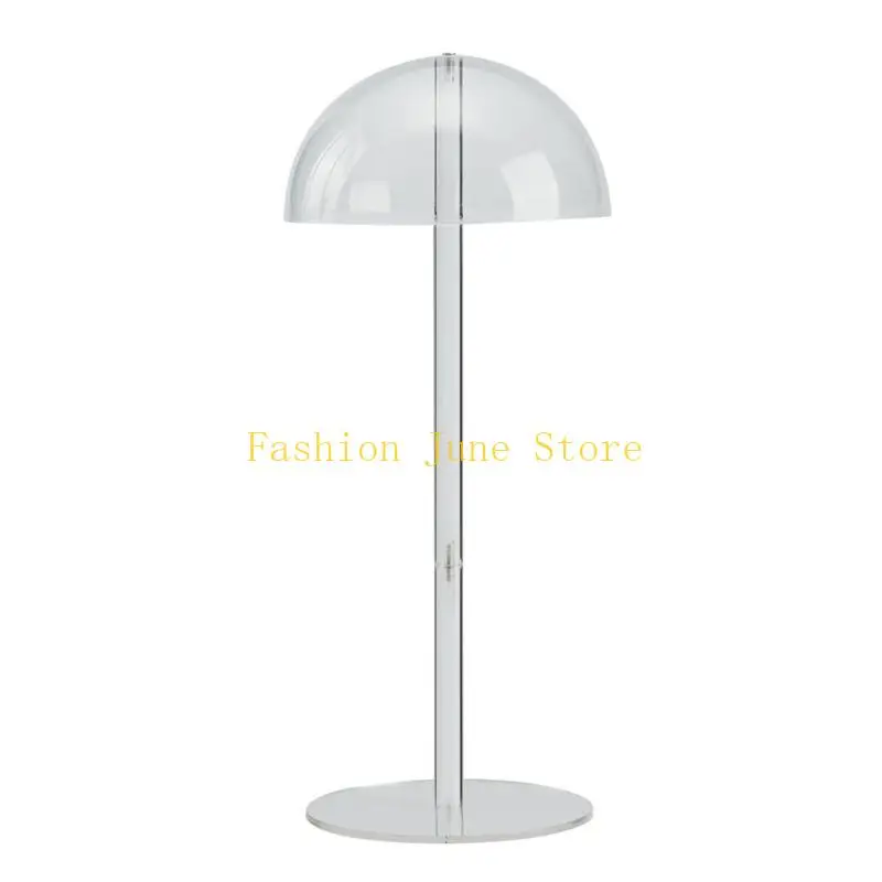 

N5KA Acrylic Hat Display Stand Hat Storage Rack Acrylic Hat Display Unit Hat Display Rack for Home and Store Organization