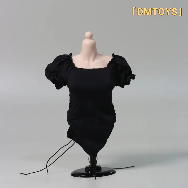 

Масштаб 1/6, красивое платье во французском стиле с пышными рукавами и шнурком, модель одежды для 12-дюймовых фигурок, украшения для тела