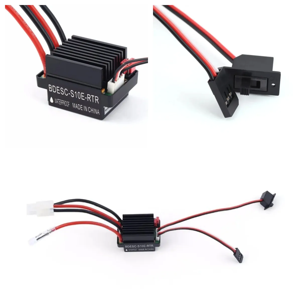 High Voltage 6-12V 320A ESC Waterproof BDESC-S10E-RTR NEW Hobby Brushed Motor Speed Controller W/2A BEC ESC  For RC Ship RC Car