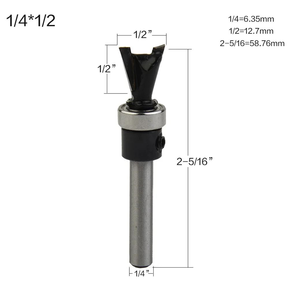 Haushold 14degree 1pcs Dovetail High Quality Hot Sale Easy To Use Practical Replacement Router Bit Top-Quality