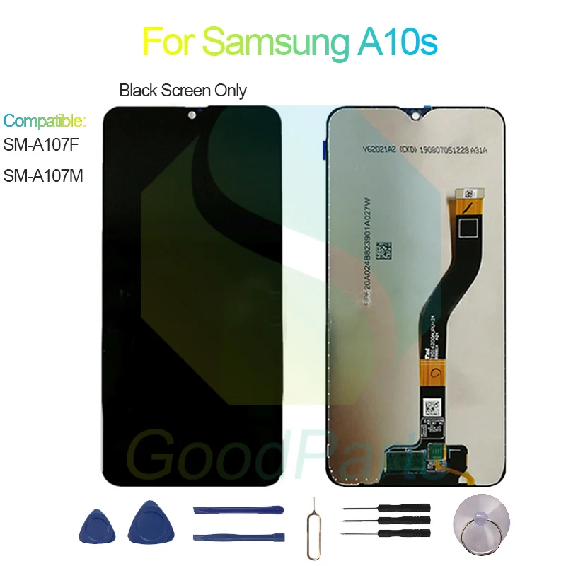 For Samsung A10s Screen Display Replacement 1520*720 SM-A107F, SM-A107M A10s LCD Touch Digitizer