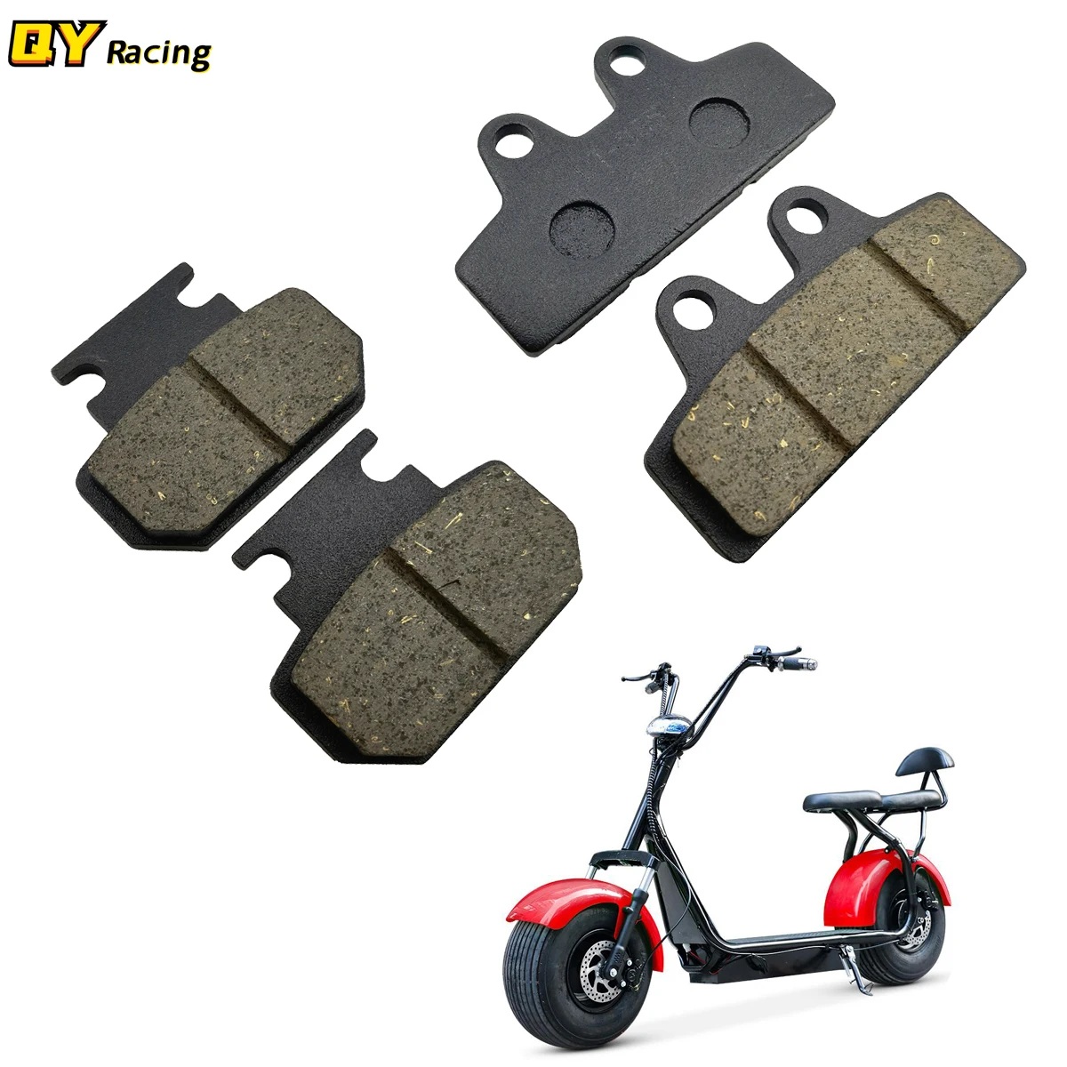 Brake Pad Of Citycoco Electric Bike Electric Scooter Chinese Halei Scooter Spare Parts Front And Rear Brake Pad Brake Caliper