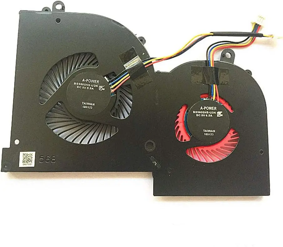 New GPU Cooling Fan for MSI GS65 Stealth GS65VR P65 MS-16Q2 MS-16Q1 MS-16Q3 Series 16Q2-GPU-CW