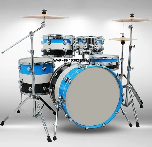 Factory Price Professional Drum Kit High Quality Easy-to-Learn Features 5Drums+ 3Cymbals Simple to Install  5 Pcs OEM DM022630