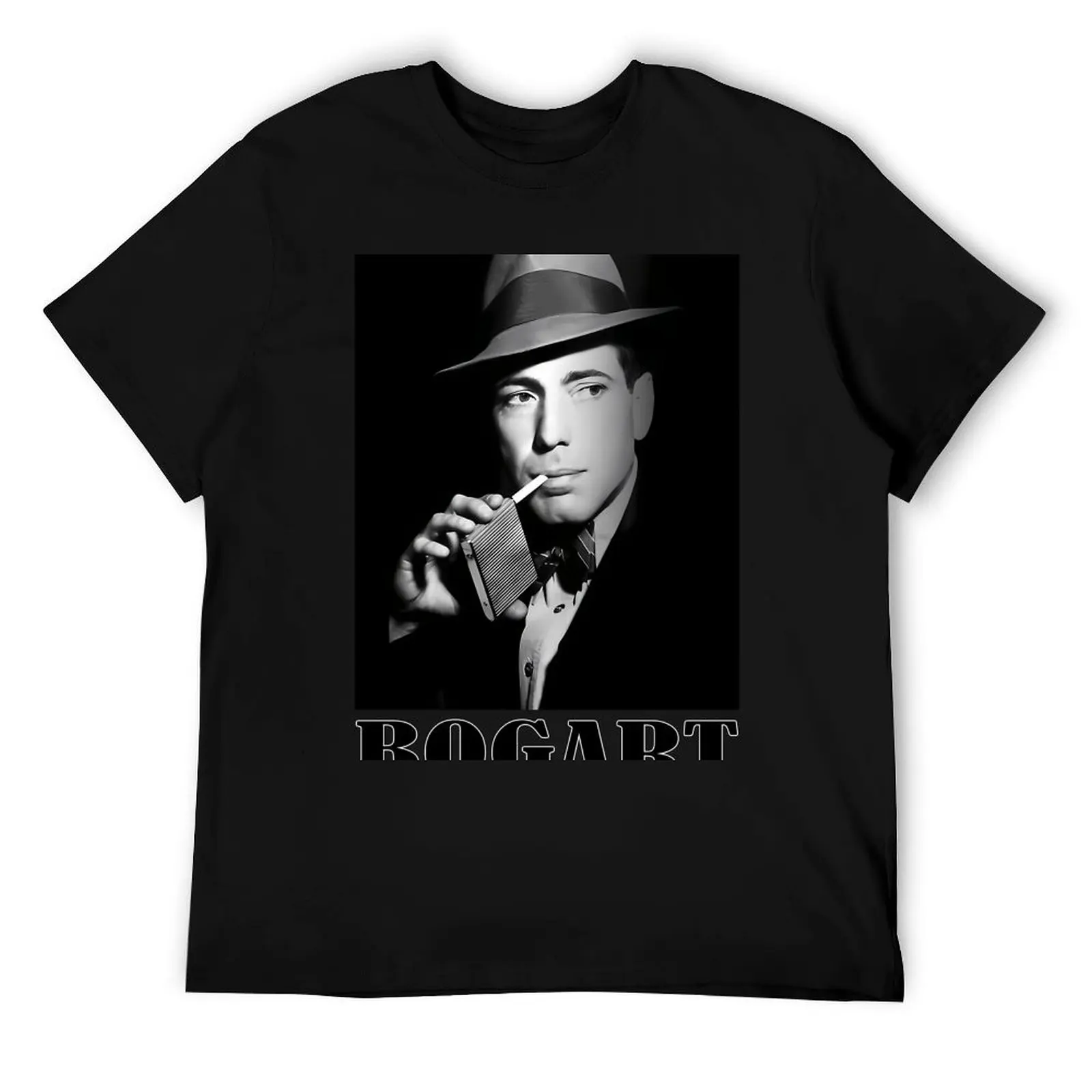 

Humphrey Bogart T-Shirt black cotton t-shirt plain for man package t shirt man luxury t shirts for man cotton T-Shirt