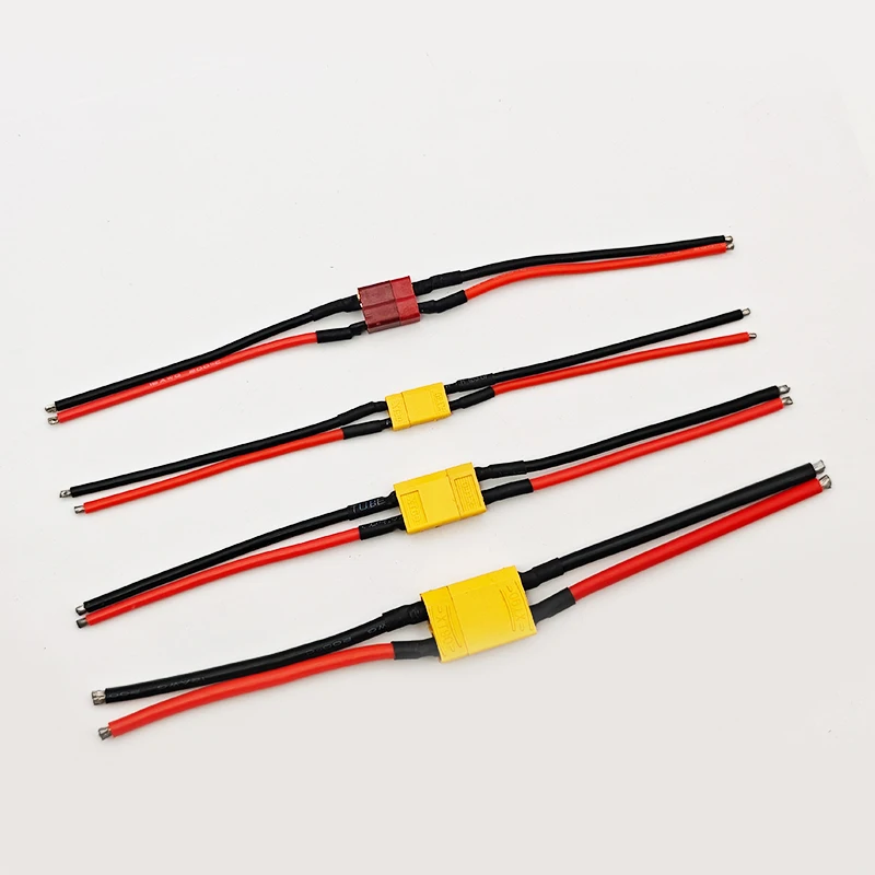 XT30 XT60 XT90 T Plug Male Female Plug RC Lipo Battery Cable Connector With 10CM 14AWG Silicon Wire For RC Drone Car Model