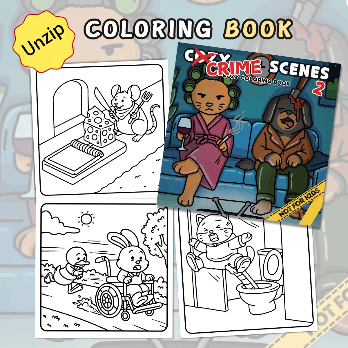 Veggie Life Coloring Books, Lively Scenes, Easy Coloring, For Home Parent - Child DIY, Relax, Unwind, Boost Creativity