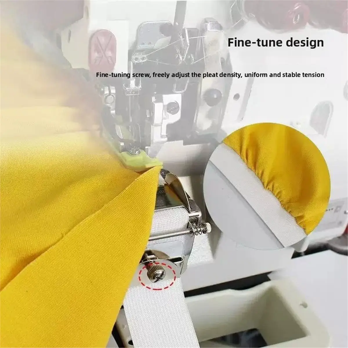HOUSEHOLD*GOOD Adjustable Edge Positioner Overlock Machine Accessories Lace Elastic Webbing Flanging Guide Tool A:Style A