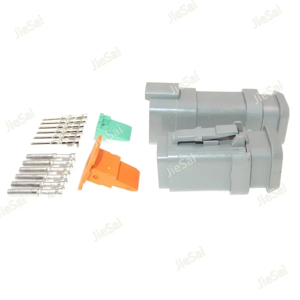 6 Pin DT04-6P-E008 1.6 Series Electrical Sealed Connector DT04-6S-E008 Automotive Wiring Terminal Socket