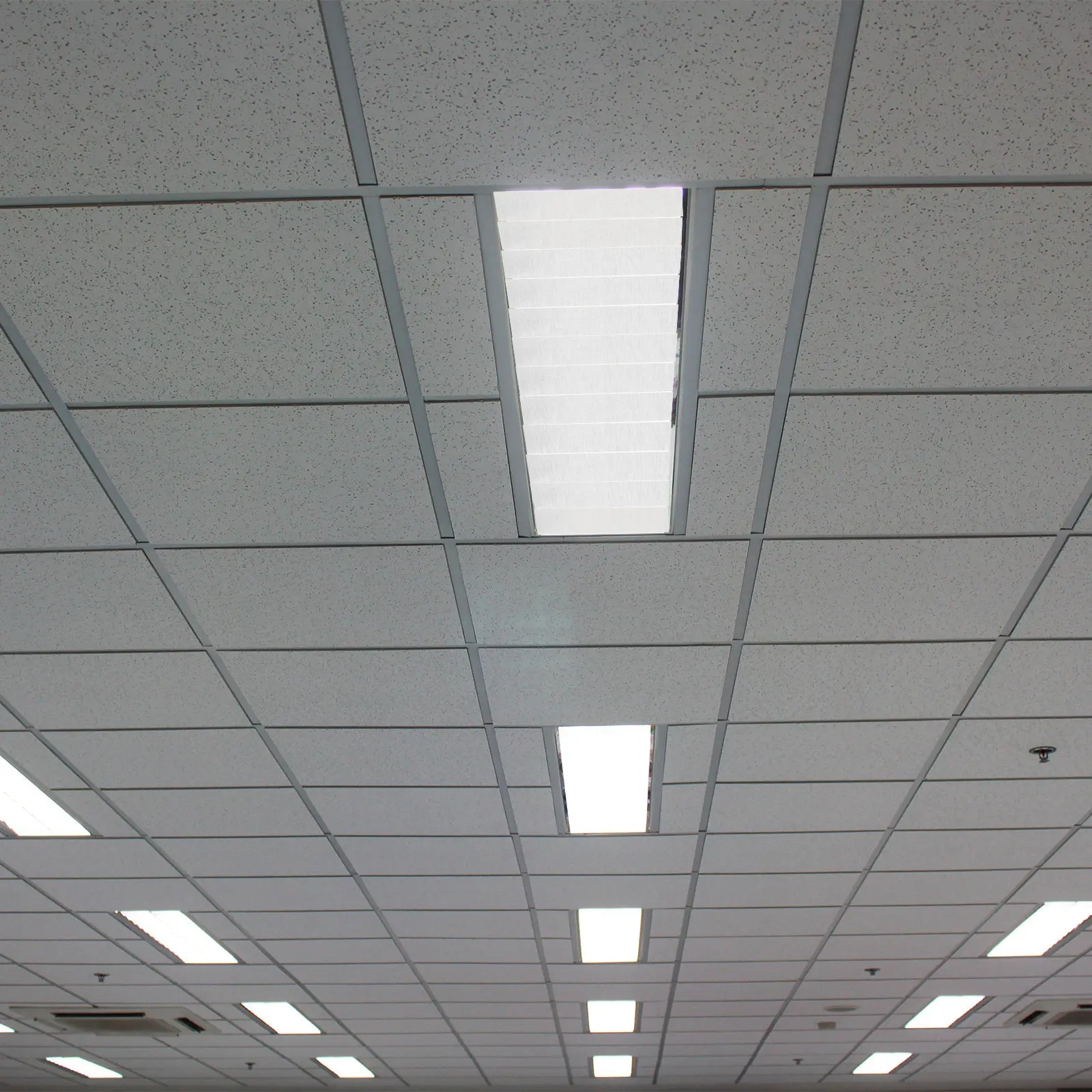 Office Ceiling Light Diffuser Fireproof Heat Resistant Anti-Dazzling Soft Light Shade Lamp Cover Workspace Meeting Room