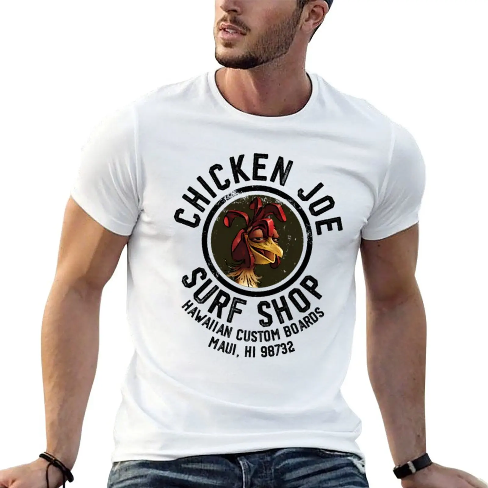 

Chicken Joe - Chicken Joe Surf T-Shirt man t shirt summer t shirts for man cotton funny T-Shirt