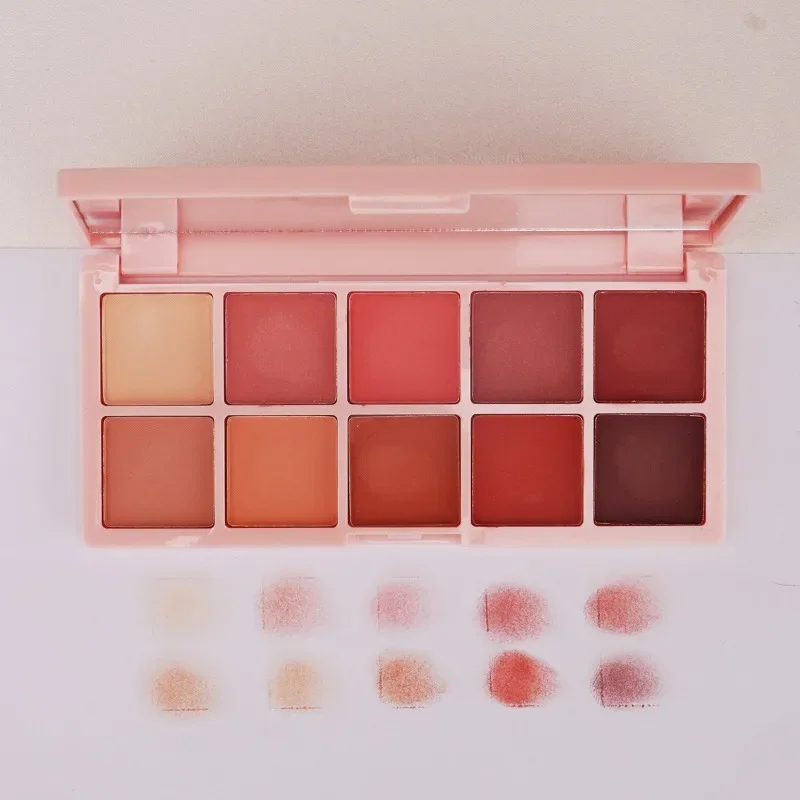 10-color Matte Series Color Powder Box Puppet Makeup Powder Paint DIY Ultra Light Clay Doll Face/body Art Colouring Water Color