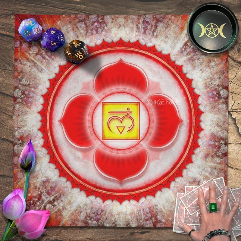 Yoga Meditation Hippie Psychedelic Seven Chakra Tapestry Mandala Wall Hanging Astrology Tarot Card Tablecloth Altar Cloth New