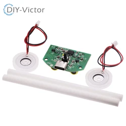 TYPE-C USB Mini Humidifier DIY Kits Mist Maker and Driver Circuit Board Fogger Atomization Film Atomizer Sheet Mini Oscillating