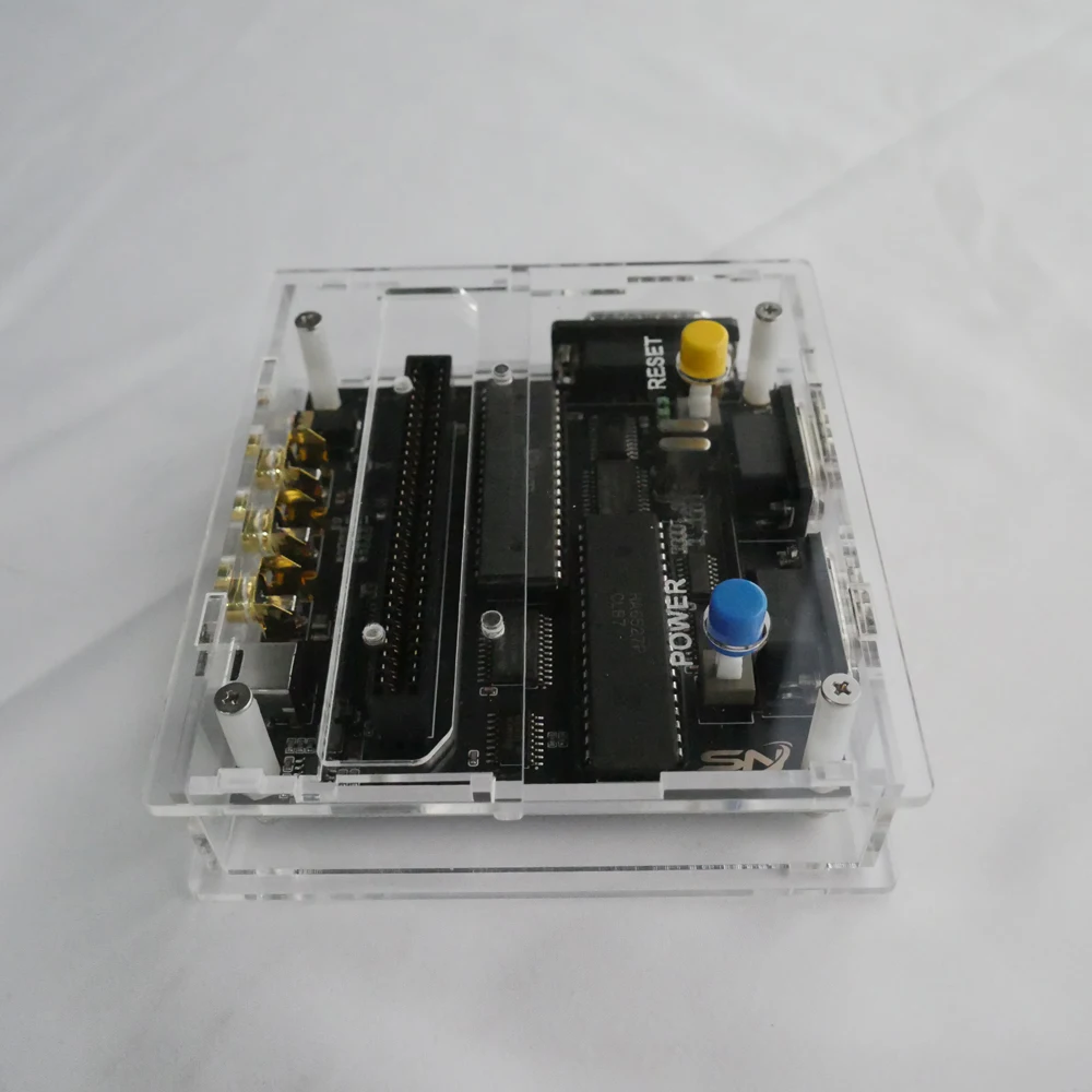 Mini AV-FC game console supports N-system and P-system chips and supports 15-pin expansion port