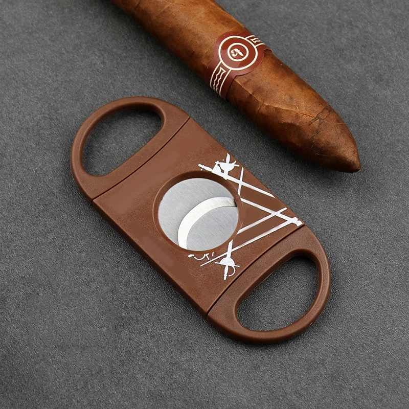 3 Cigar Set Classic Pocket Cigar Cutter V Cut Sharp Stainless Steel Blade Guillotine Puncher Cutting Knife Cigar Accessory New