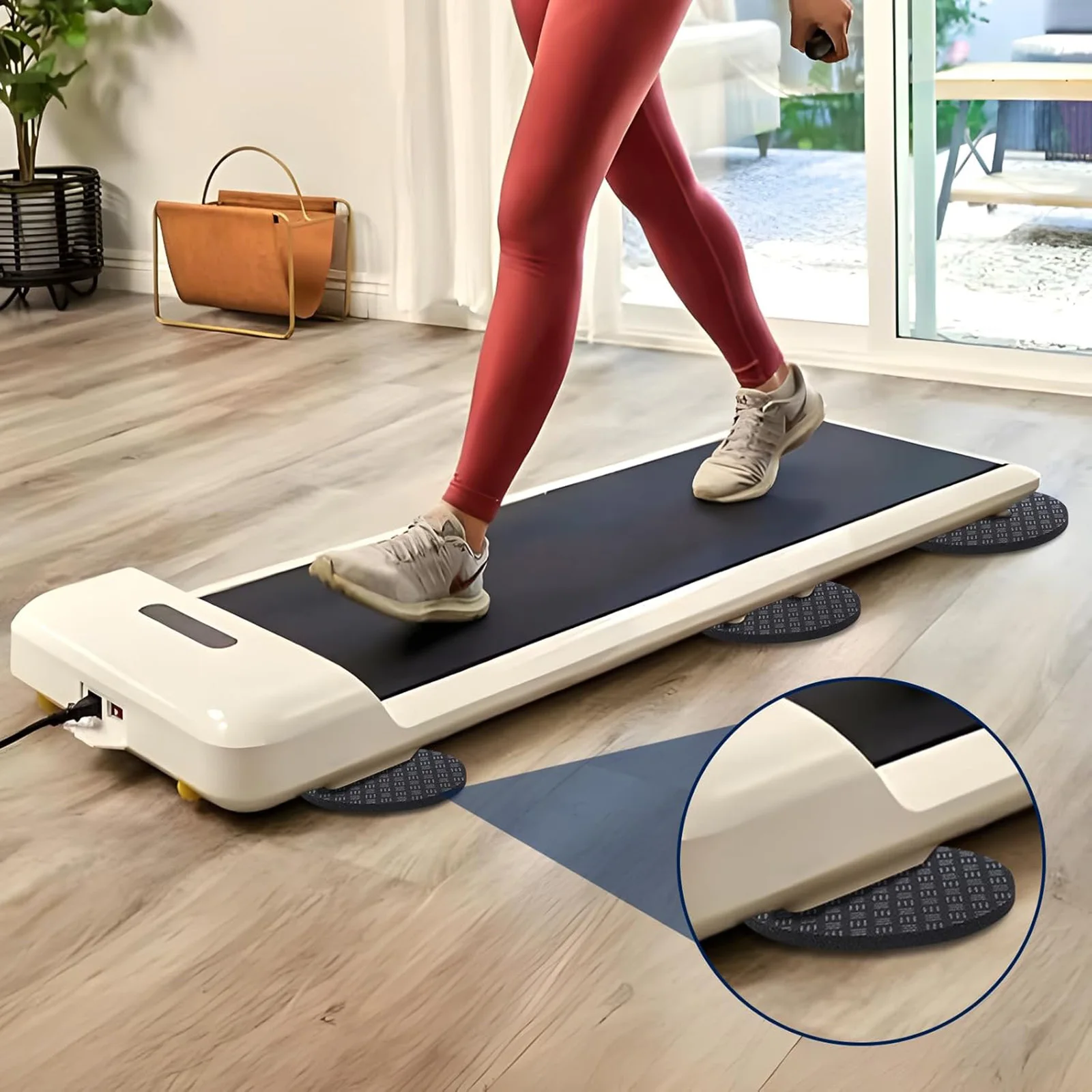 Anti SLIP BUFFER Pads Shock Absorbing หนาการสั่นสะเทือน Damping Pads กีฬาการออกกําลังกาย Cardio อุปกรณ์ลดเสียงรบกวนป้องกัน