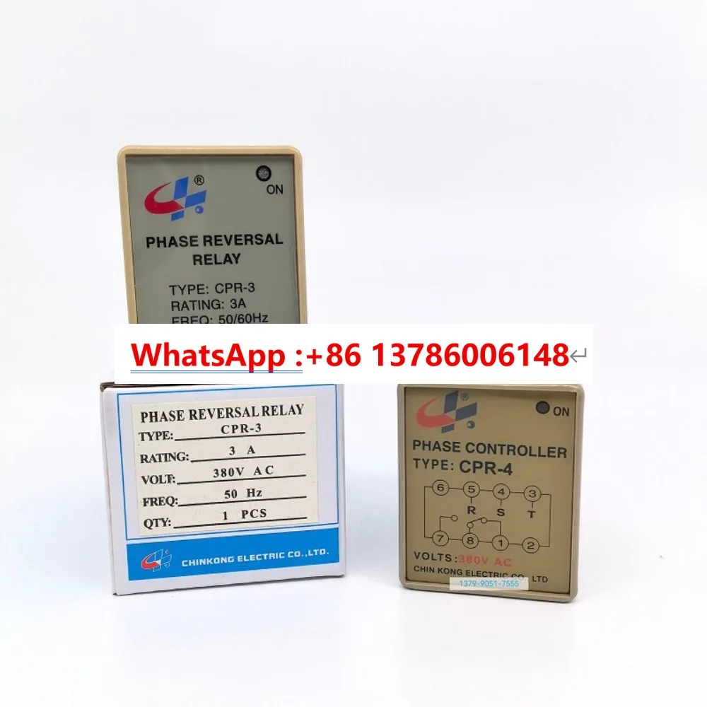 Original 380V Reversed-Phase Protector CPR-3/CPR-4 Mold Temperature Machine Anti-Reverse Relay