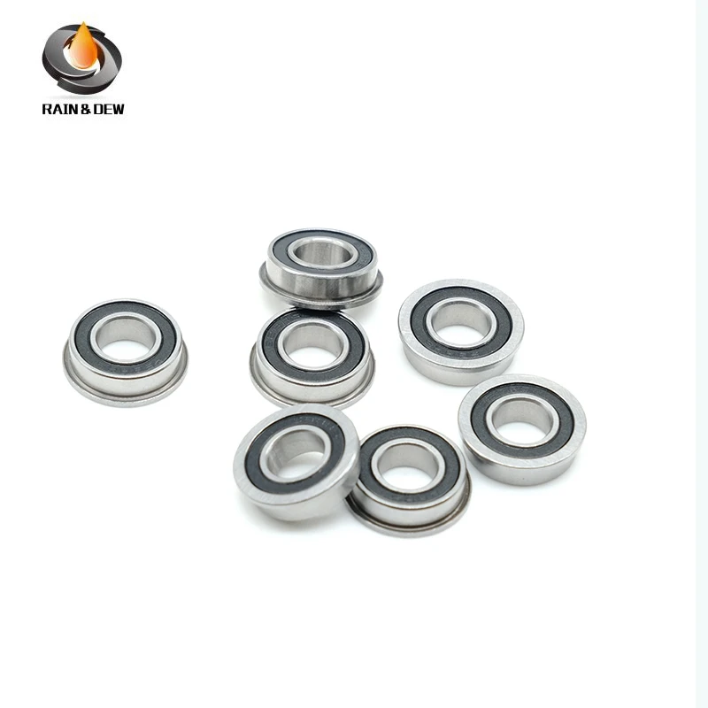 10PCS F688RS 8x16x5 mm Bearing ABEC-7 Flanged Miniature F688 RS Ball Bearings F688RS For  3D Printer