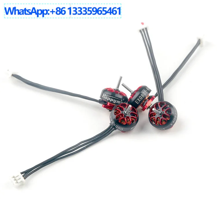 4Pcs New Integrated External Rotor Design Happymodel EX0802 KV19000 KV22000 Brushless Motor