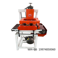Manual Economic Woodworking Wood Horizontal Flat Bench Brush Table Belt Drum Sander Sanding Polishing Grinder Machine