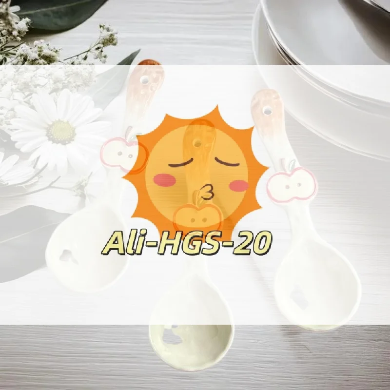 

Ceramic Multi-Use Spoon - Hand-Painted Design for Soup, Coffee, Jam & Cereal, Cute Kitchenware & Gift Set