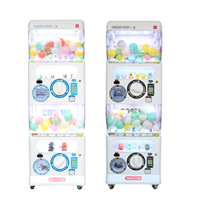 

Indoor Amusement Game Room Arcade Doll Coin Operated Gachapon Capsule Toy Vending Machine