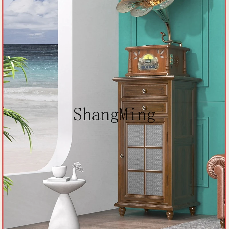 

ZYY solid wood hidden safe home living room bedroom office display all-steel large-capacity safe