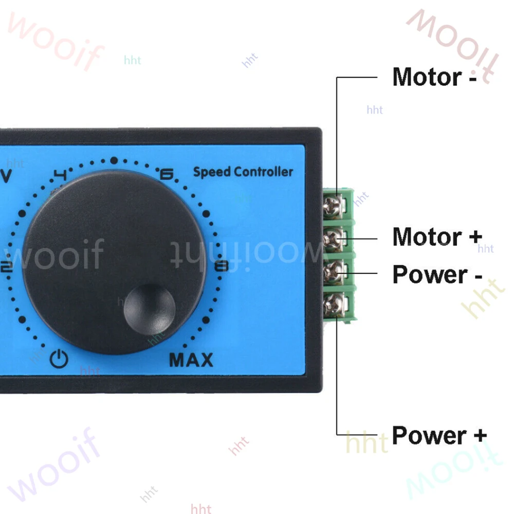 Motore Soft Start Blocco Protezione Spazzola DC Riduttore Motore Modulo Modulatore Continuo 12V36V48