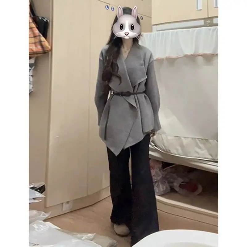 

Свитера Джемперы Кардиганы Женский кардиган с кисточками Зеленый массивный двойной молния Boxy Rock Повседневный концерт Фестиваль Представление Harajuku