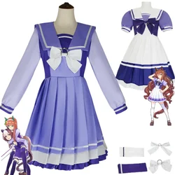 Anime Game Umamusume: Pretty Derby Special Week Silence Suzuka Tokai Teio Maruzensky Cosplay Costume School Uniform Sailor Suit