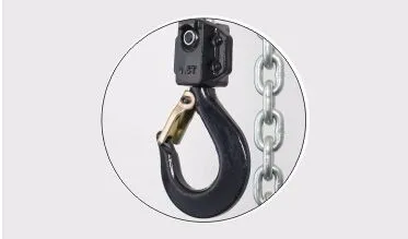 DELE Aluminum Lifting Hoist Manual Building Tools Hand Operated Hoist Chain Block 500kg Mini Chain Hoist