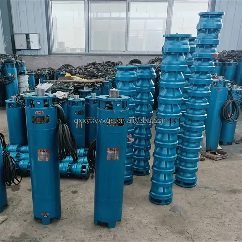 Wmwmnu Factory Price QJ Series High Pressure AC 10HP 200m Centrifugal Deep Well Vertical Submersible Water Supply