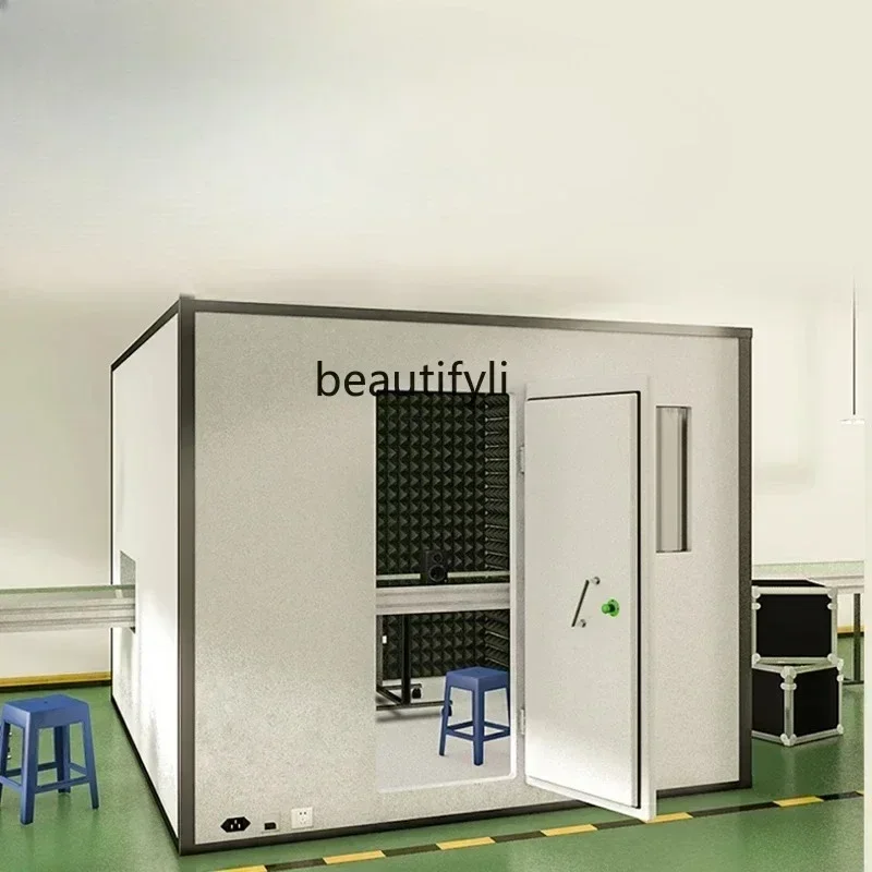 35Mobile soundproof room Removable silent room Electromechanical noise reduction soundproof assembly line Silent warehouseL