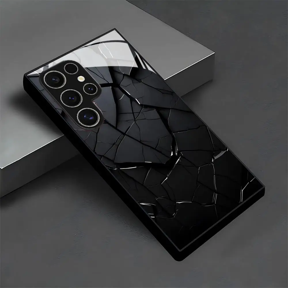 

Lava texture pattern glass Phone Case For Samsung Galaxy S26 S25 S24 S22 S23 Ultra S21 S20 Plus 5G Non-Slip Full Cover
