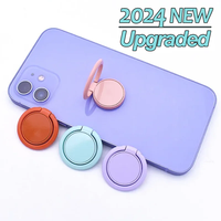 2024 New Finger Ring Buckle Magnetic Phone Holder for IPhone 15 14 13 12 11 Pro Max Mini Stand Portable Grip Ring Buckle Bracket