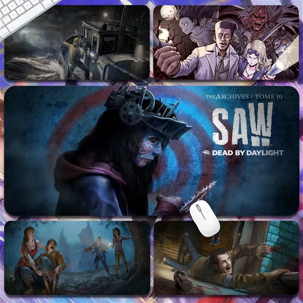 Dead by Daylight Mouse Pads Gamer Keyboard Mat Pads Gaming Desk Protector Laptops Large Mousepad Cartoon Deskmat