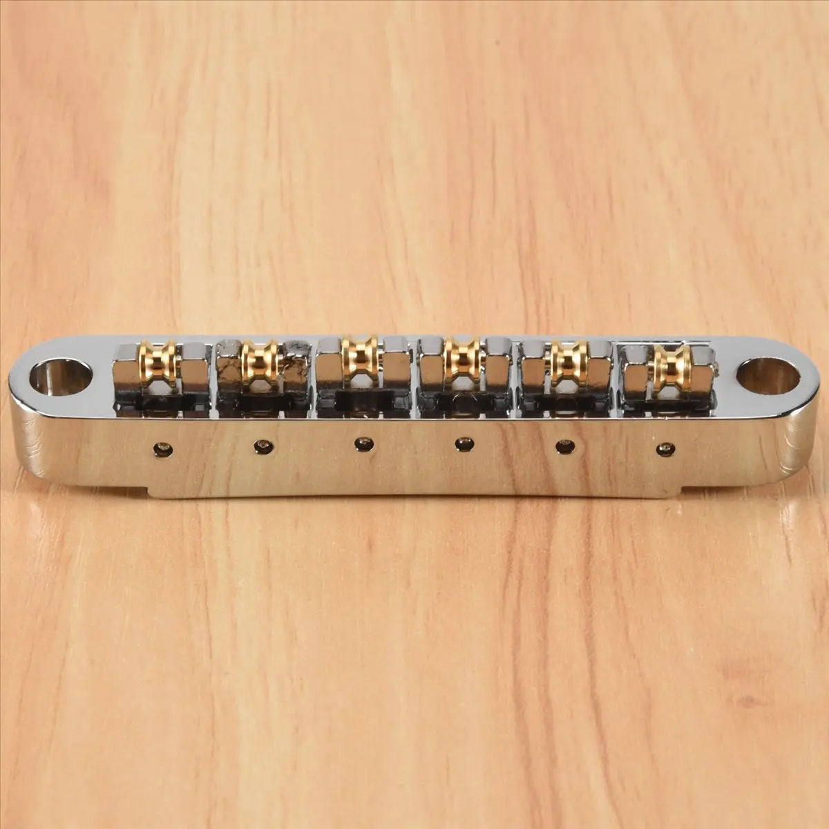 【STOCK】Silver Tune-O- Electric Roller Saddle Bridge Lp Electric Guitar Bridge Korea