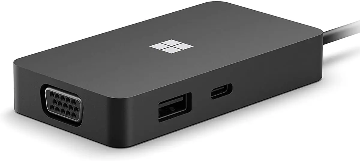 

USB-C Travel Hub с VGA и HDMI для бизнес-ноутбуков, портативный дизайн