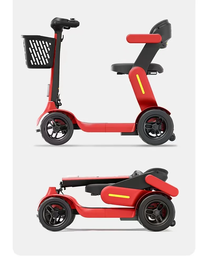China Factory 4 Wheels Electric Mobility Scooters For Adults Elderly Handicap