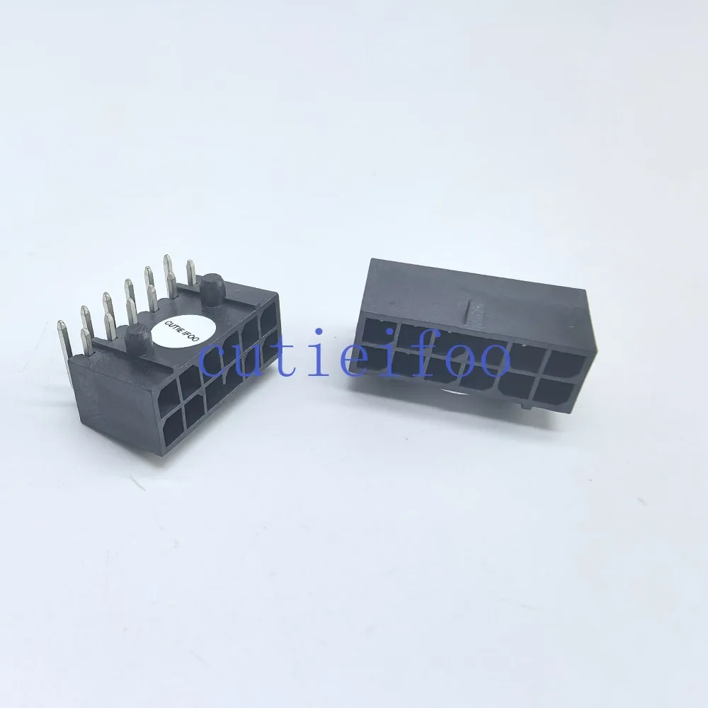 Computer GPU ATX PCI-E 12Pin 8Pin 6P PCI Express Power Female Right Angle Connector Jack Repair Replace Parts for Graphics Card