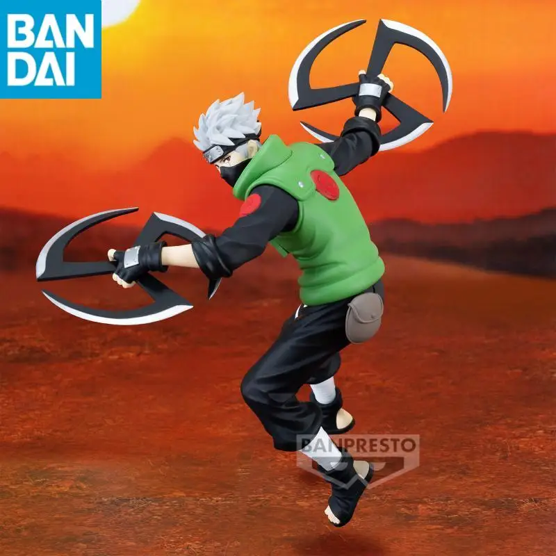 

Original BANDAI NAMCO BANPERSTO NARUTO Hatake Kakashi NARUTOP99 PVC in stock Anime Peripheral Action Toy Figures Collection Gift
