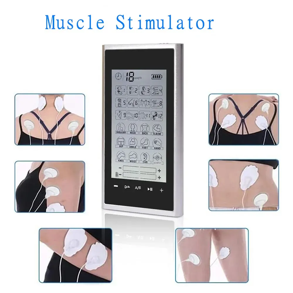 Electirc Muscle Stimulator 24-Mode Electric EMS Acupuncture Body Massage Digital Therapy Slimming Machine Electrostimulator