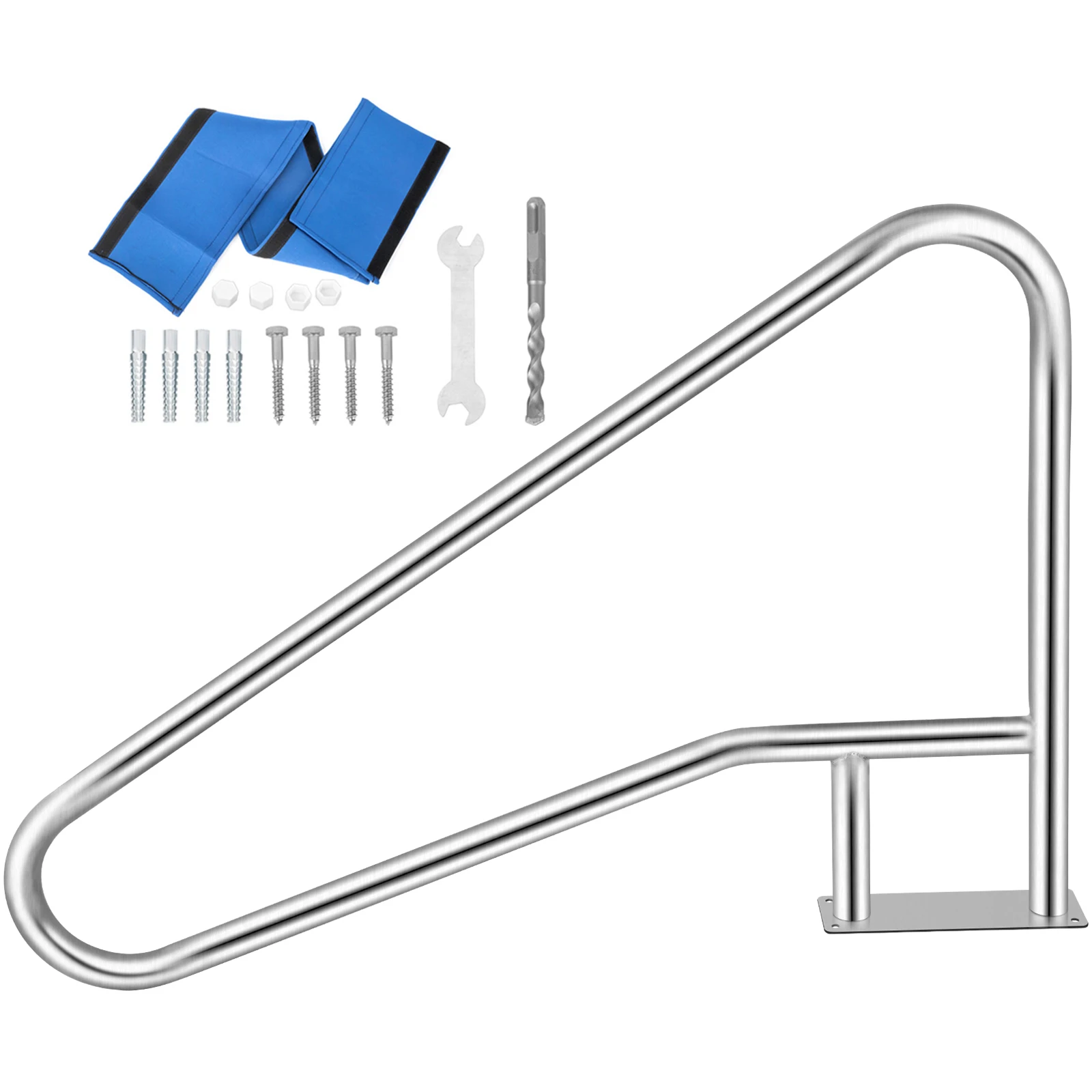 Durable Stainless Steel Swimming Pool Handrail with Grip Cover