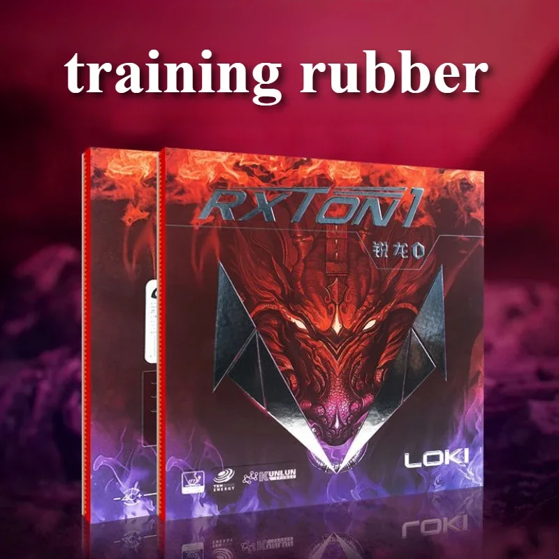 RXTON1 مطاط تدريب تنس الطاولة إسفنجة مرونة عالية دعم مطاط متوسطة اللزوجة لوازم تنس الطاولة #2