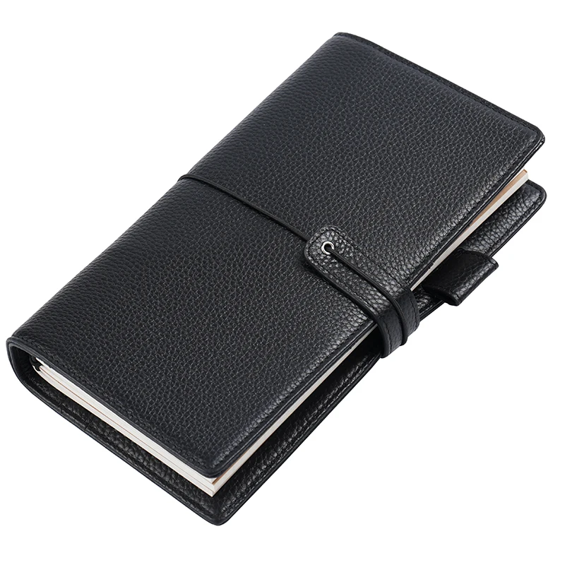 Moterm Traveler Notebook Refillable Planner Cover - Organizer ze skóry naturalnej w standardowym rozmiarze, dziennik podróżny Elite — zdjęcie produktu 7