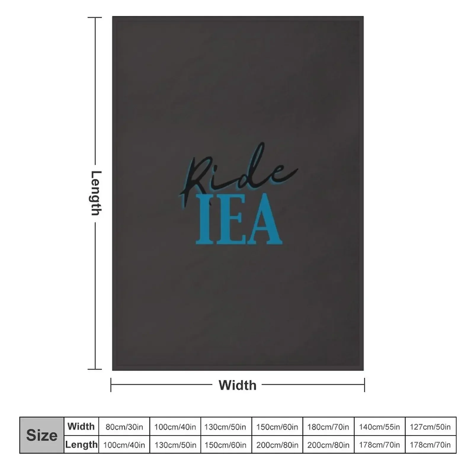 Ride IEA Sticker Throw Blanket valentine gift ideas Camping for winter Tourist Blankets