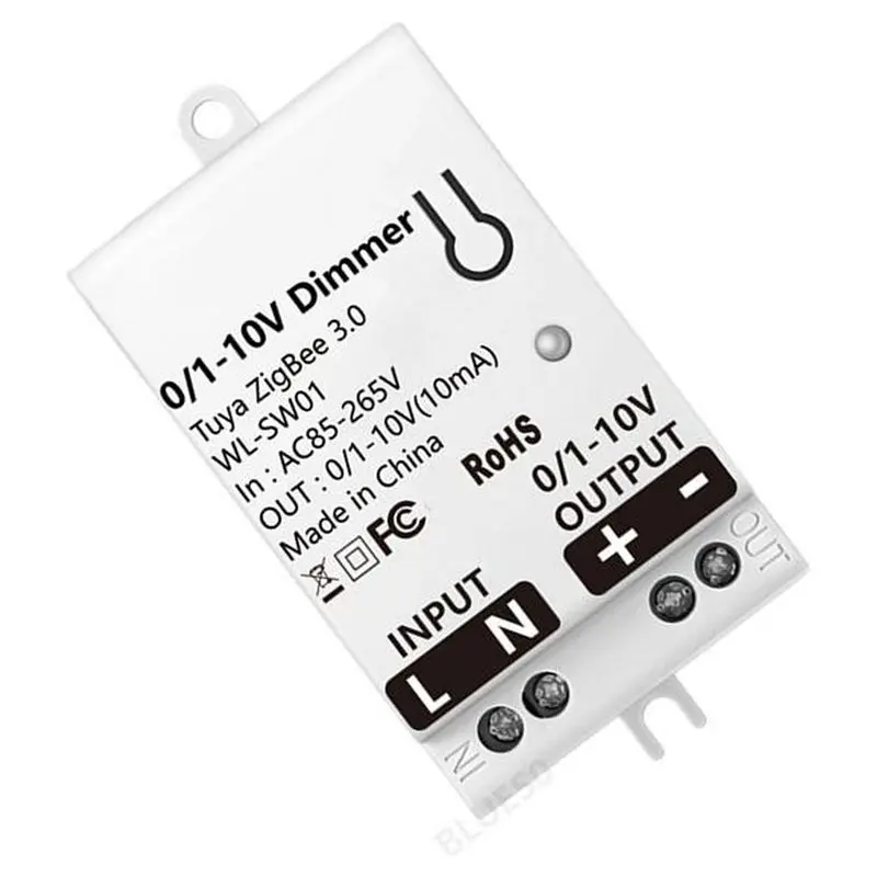[HOT!A34R】 Tuya Smart Zigbee 3.0 0-10V Dimming Controller, Tuya Dimming Controller, Smart Home DIY Breaker Relay